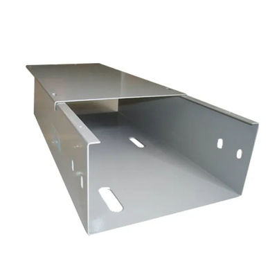 Kích thước tùy chỉnh Khay cáp kim loại Nhúng nóng Trunking mạ kẽm Trọng lượng nhẹ