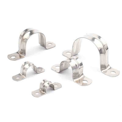 Kẹp yên ngựa bằng thép mạ kẽm OEM Gia công dập Chống mài mòn