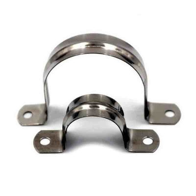 Gia công tùy chỉnh 304 Kẹp yên bằng thép không gỉ Kẹp hình chữ U Kẹp yên chống gỉ